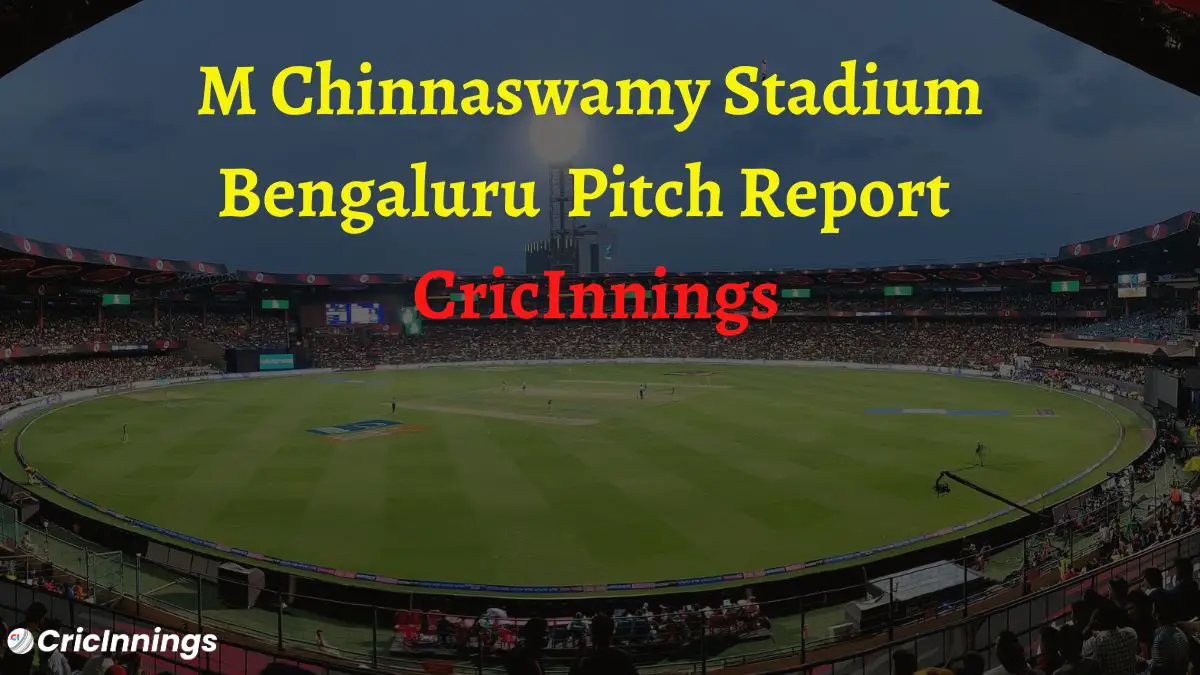 M Chinnaswamy Stadium Bengaluru Pitch Report in Hindi