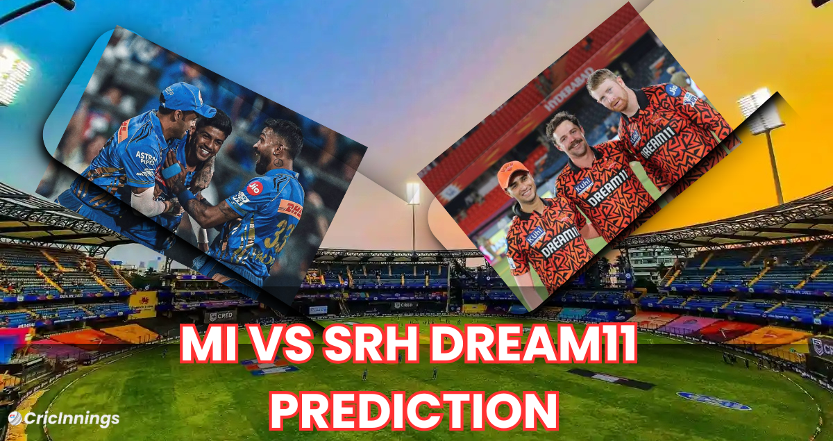 MI vs SRH Dream11 Prediction Today match in Hindi